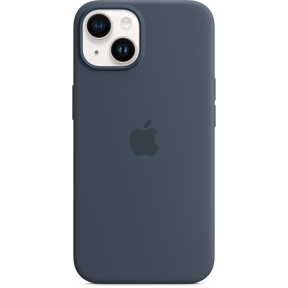 Чохол APPLE для iPhone 14 Silicone Case/MagSafe/Storm Blue (MPRV3ZE/A) Чохол APPLE для iPhone 14 Silicone Case/MagSafe/Storm Blue (MPRV3ZE/A)