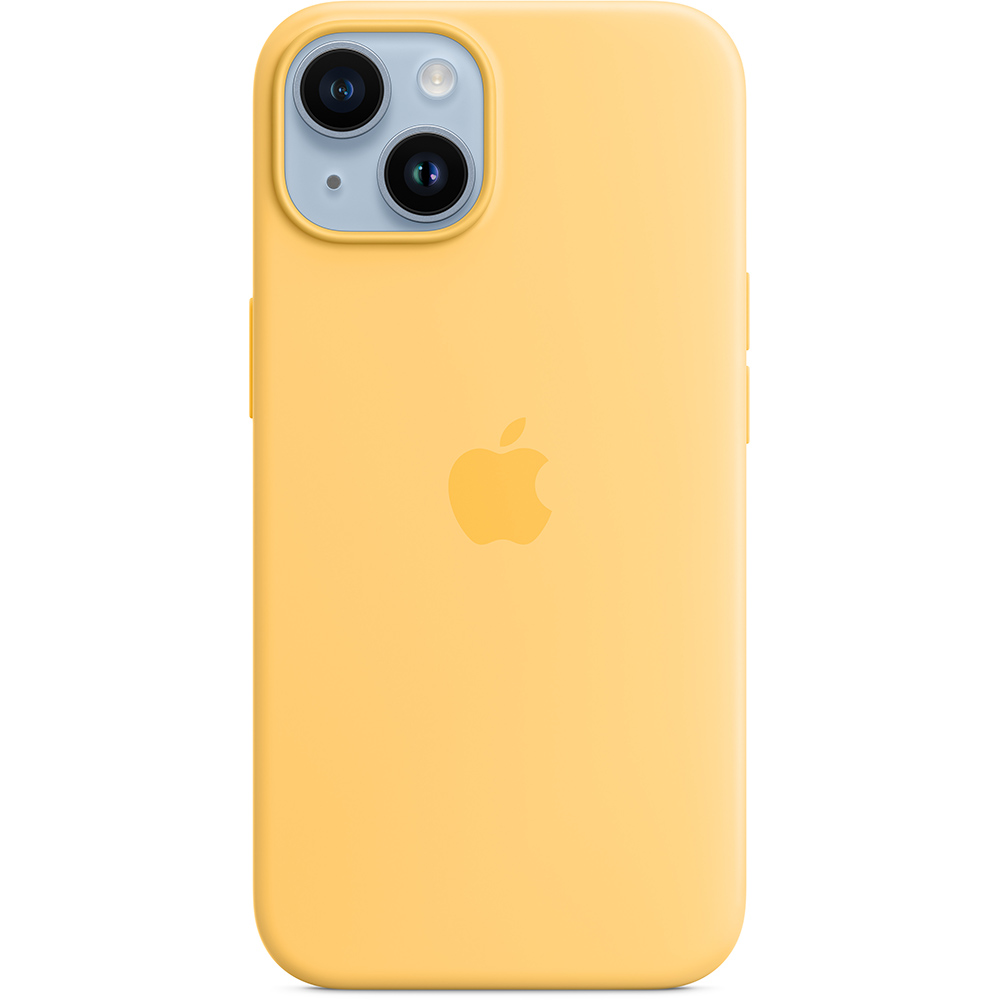 Чохол APPLE для iPhone 14 Silicone Case/MagSafe/Sunglow (MPT23ZM/A) Матеріал силікон