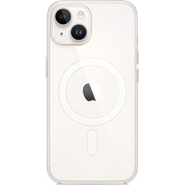 Зовнішній вигляд Чохол APPLE для iPhone 14 Clear Case with MagSafe (MPU13ZE/A)