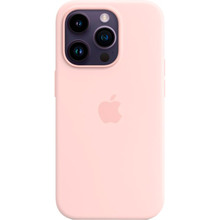 Чехол APPLE для iPhone 14 Pro Silicone Case/MagSafe/Chalk Pink (MPTH3ZE/A)