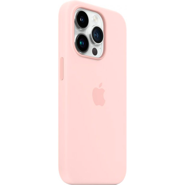 Чехол APPLE для iPhone 14 Pro Silicone Case/MagSafe/Chalk Pink (MPTH3ZE/A) Цвет розовый