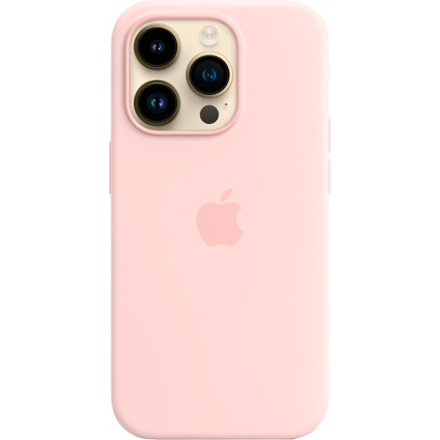 Чехол APPLE для iPhone 14 Pro Silicone Case/MagSafe/Chalk Pink (MPTH3ZE/A)