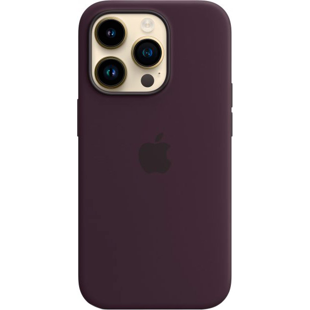 Чехол APPLE для iPhone 14 Pro Silicone Case/MagSafe/Elderberry (MPTK3ZE/A) Цвет бордовый