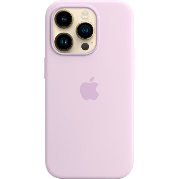 Чехол APPLE для iPhone 14 Pro Silicone Case/MagSafe/Lilac (MPTJ3ZE/A) Цвет сиреневый