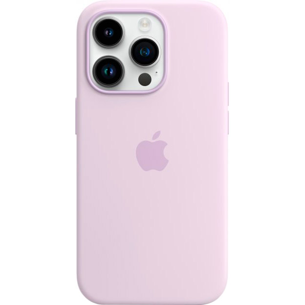 Чехол APPLE для iPhone 14 Pro Silicone Case/MagSafe/Lilac (MPTJ3ZE/A) Материал силикон