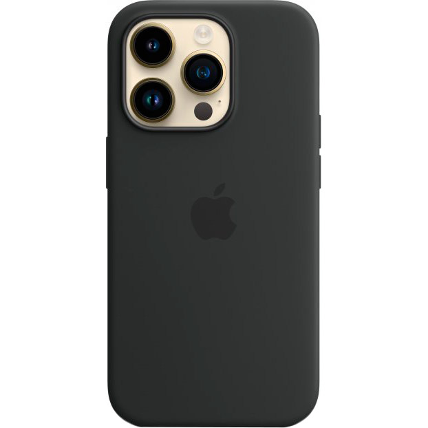 Чехол APPLE для iPhone 14 Pro Silicone Case/MagSafe/Midnight (MPTE3ZE/A) Цвет черный