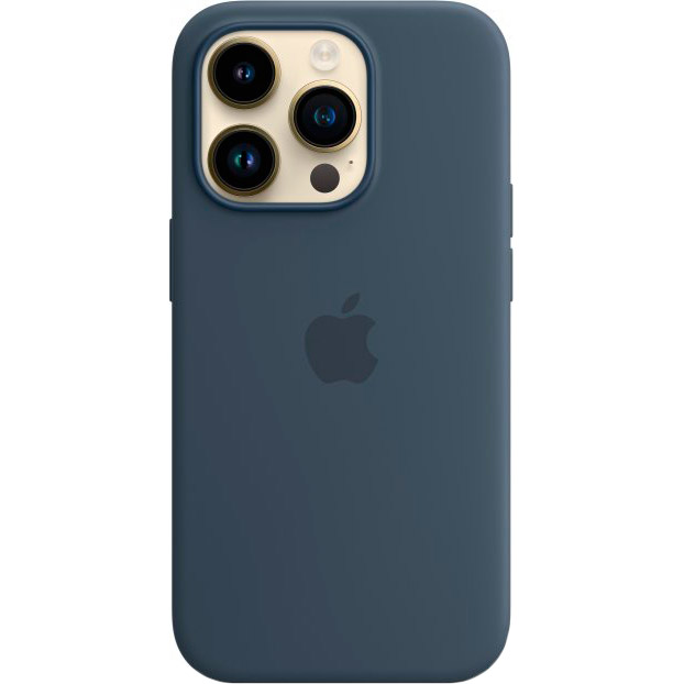 Чехол APPLE для iPhone 14 Pro Silicone Case/MagSafe/Storm Blue (MPTF3ZE/A) Цвет синий