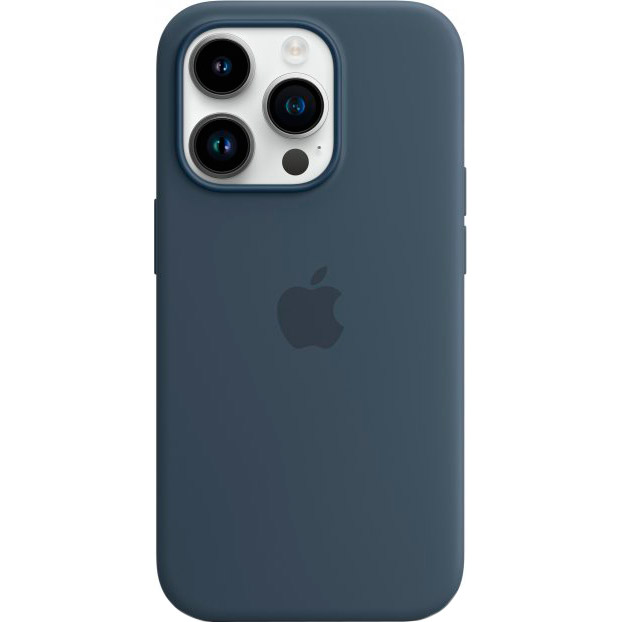 Чехол APPLE для iPhone 14 Pro Silicone Case/MagSafe/Storm Blue (MPTF3ZE/A) Материал силикон
