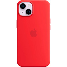 Чехол APPLE для iPhone 14 Silicone Case/MagSafe/PRODUCTRED (MPRW3ZE/A)