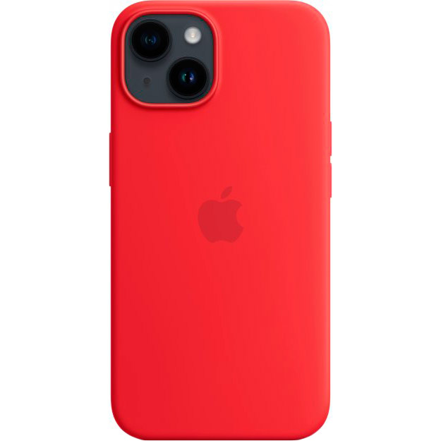 Чохол APPLE для iPhone 14 Silicone Case/MagSafe/PRODUCTRED (MPRW3ZE/A) Матеріал силікон