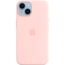 Чохол APPLE для iPhone 14 Silicone Case/MagSafe/Chalk Pink (MPRX3ZE/A)