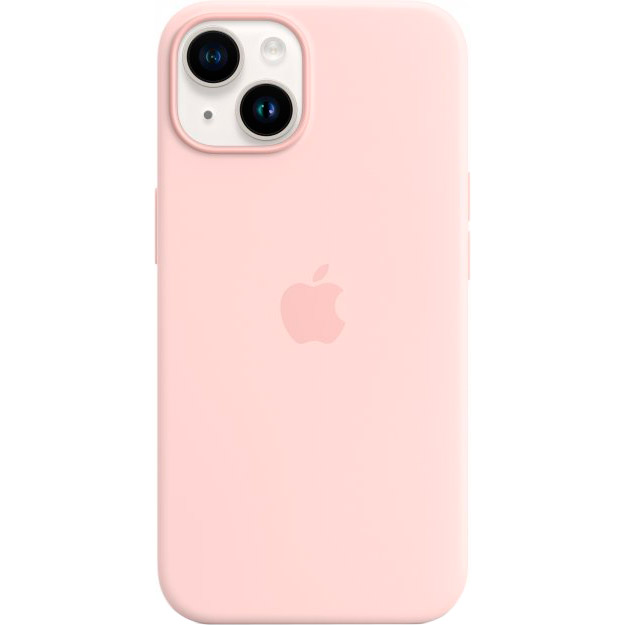 Зовнішній вигляд Чохол APPLE для iPhone 14 Silicone Case/MagSafe/Chalk Pink (MPRX3ZE/A)