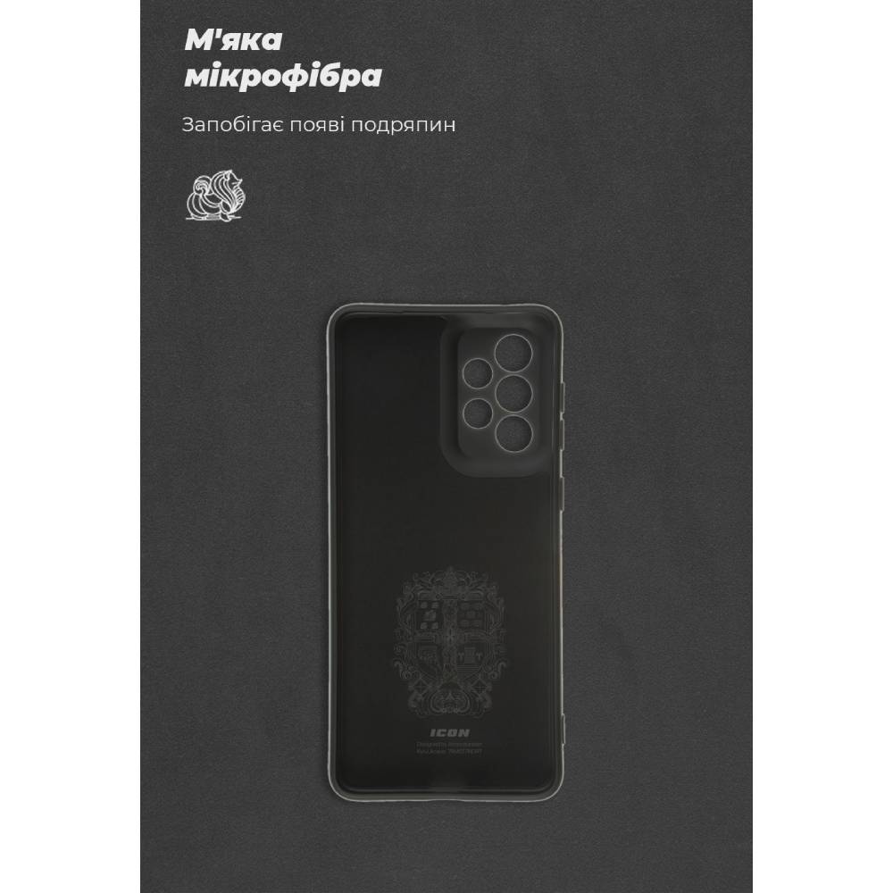 Чехол ArmorStandart ICON Case для Samsung A33 5G (A336) Camera cover Black (ARM61651) Материал силикон