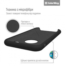 Чохол COLORWAY Liquid Silicone для Apple iPhone 14 Plus Black (CW-CLSAI14PL-BK)