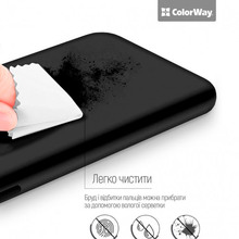 Чохол COLORWAY Liquid Silicone для Apple iPhone 14 Plus Black (CW-CLSAI14PL-BK)