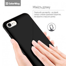 Чохол COLORWAY Liquid Silicone для Apple iPhone 14 Plus Black (CW-CLSAI14PL-BK)
