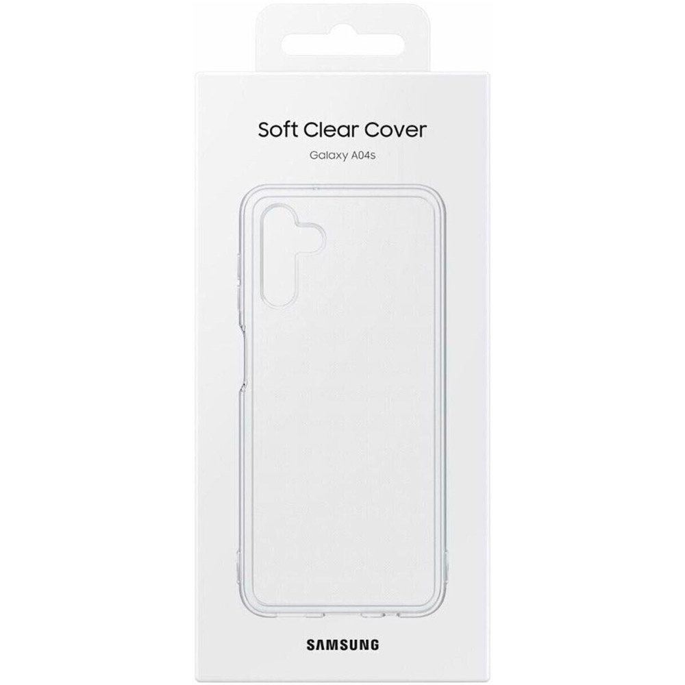 Чехол SAMSUNG Soft Clear Cover для Samsung Galaxy A04s Transparent (EF-QA047TTEGRU) Материал полиуретан