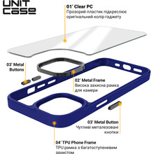 Чохол ARMORSTANDART Unit для Apple iPhone 13 Pro Deep Navy (ARM62492)