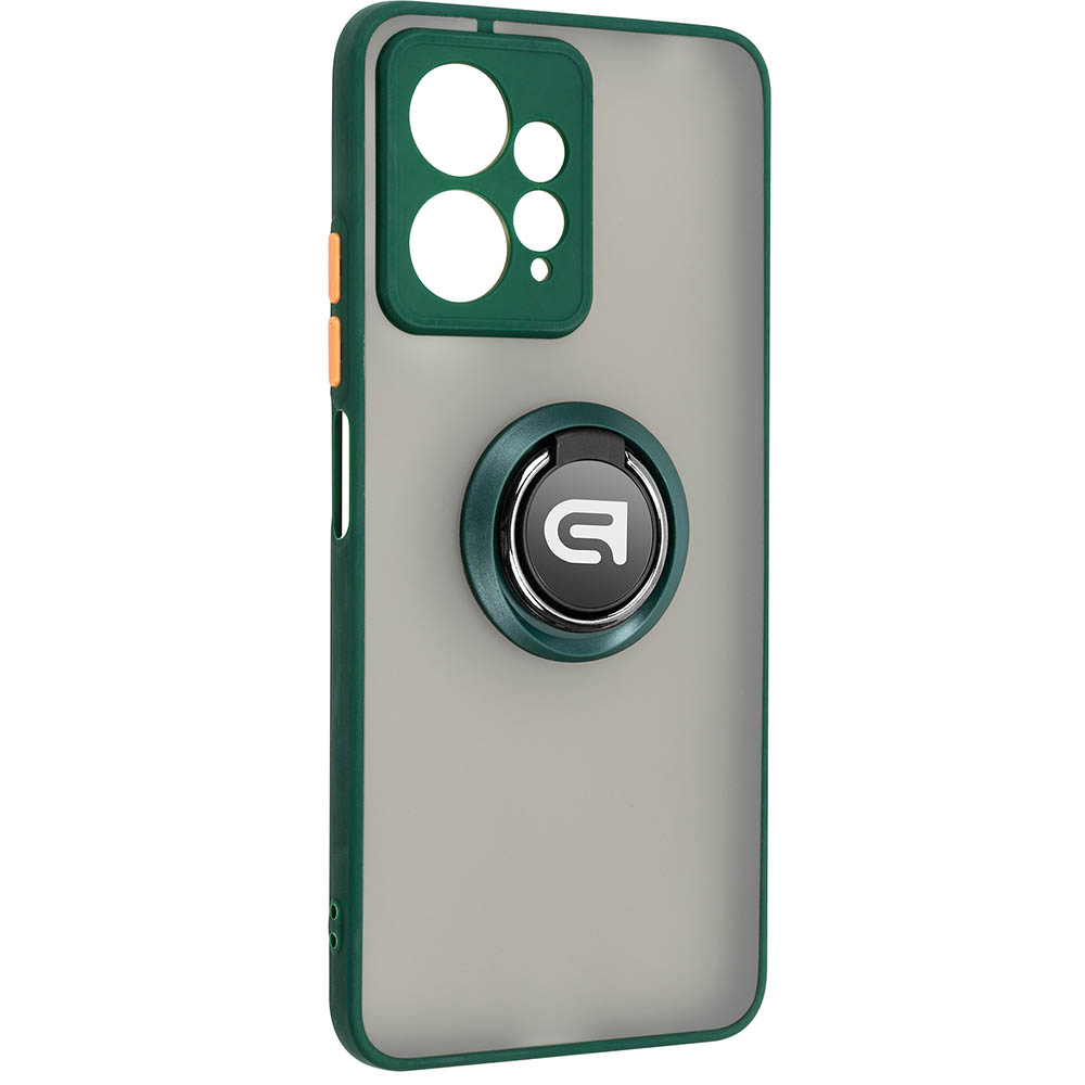 Чохол ARMORSTANDART Frosted Matte Ring для Xiaomi Redmi Note 12 4G Dark Green (ARM68379) Чохол ARMORSTANDART Frosted Matte Ring для Xiaomi Redmi Note 12 4G Dark Green (ARM68379)