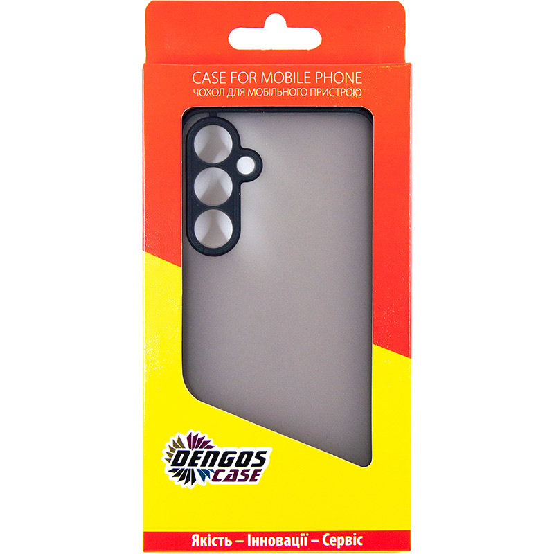 Чехол DENGOS Matte для Samsung Galaxy S23 FE Black (DG-TPU-MATT-131) Материал полиуретан