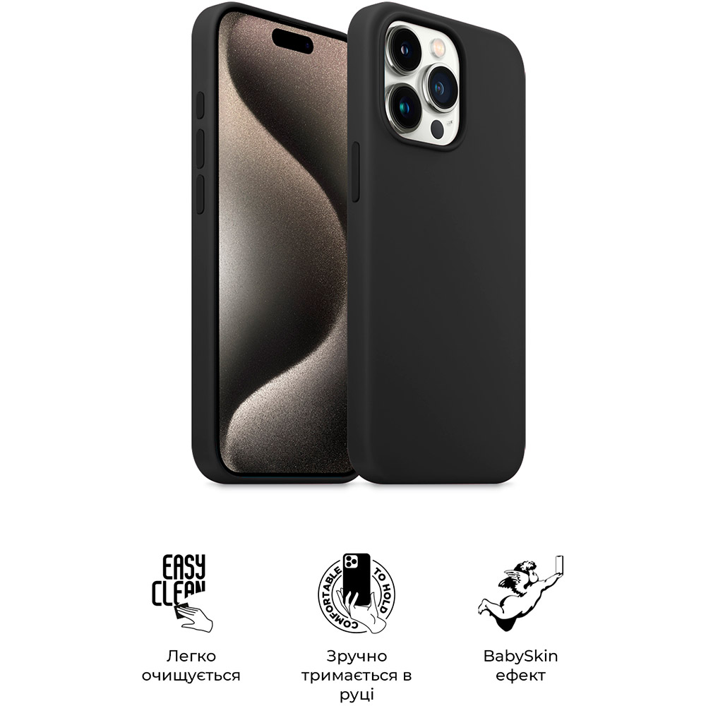 Чохол ARMORSTANDART ICON2 Case для Apple iPhone 15 Pro Max Black (ARM70528) Тип чохол-накладка