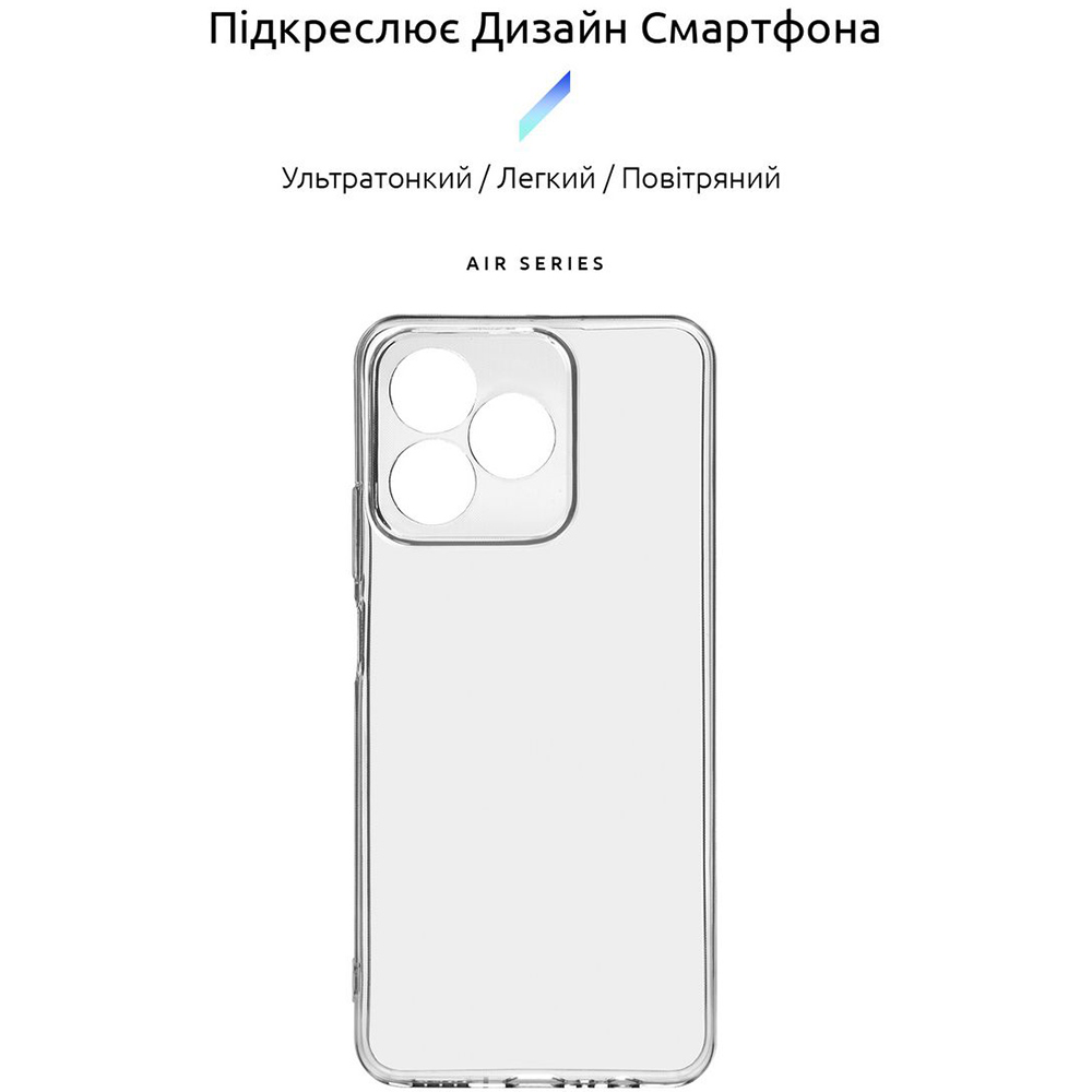 Чохол ArmorStandart Air Series для Realme C51 / C53 Camera cover Transparent (ARM71019) Сумісність за моделлю Realme C53