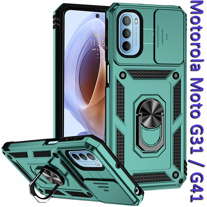 Чохол BECOVER Military для Motorola Moto G31 / G41 Dark Green (708192) Тип чохол-накладка