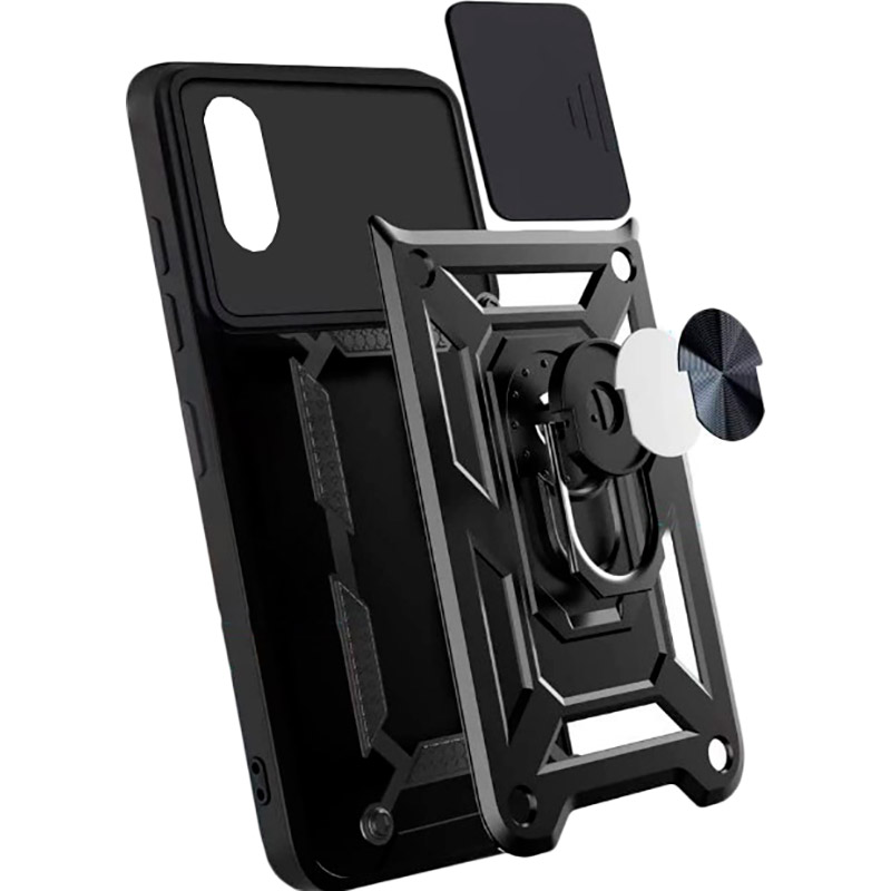Внешний вид Чехол BECOVER Military для Motorola Moto G72 Black (709095)