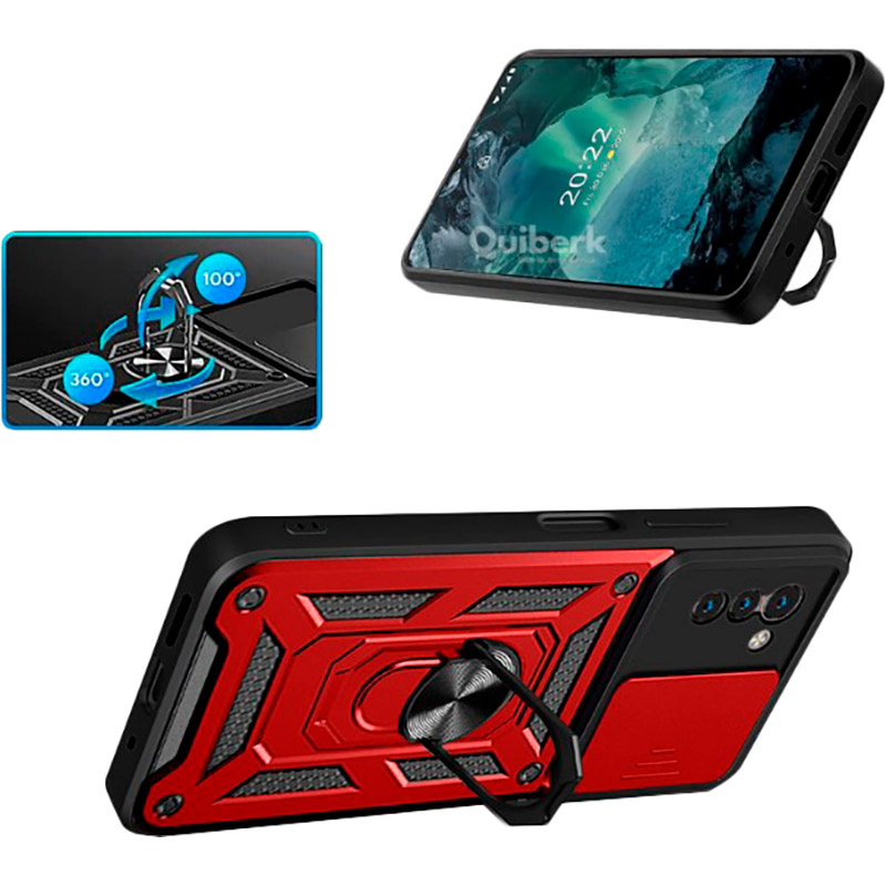 Чехол BECOVER Military для Nokia G21 / G11 Red (709108) Тип чехол-накладка