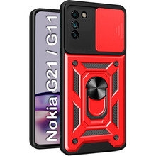 Днепр - Чехол BECOVER Military для Nokia G21 / G11 Red (709108)