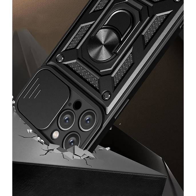 Чехол BECOVER Military для Apple iPhone 14 Pro Max Black (708176) Цвет черный