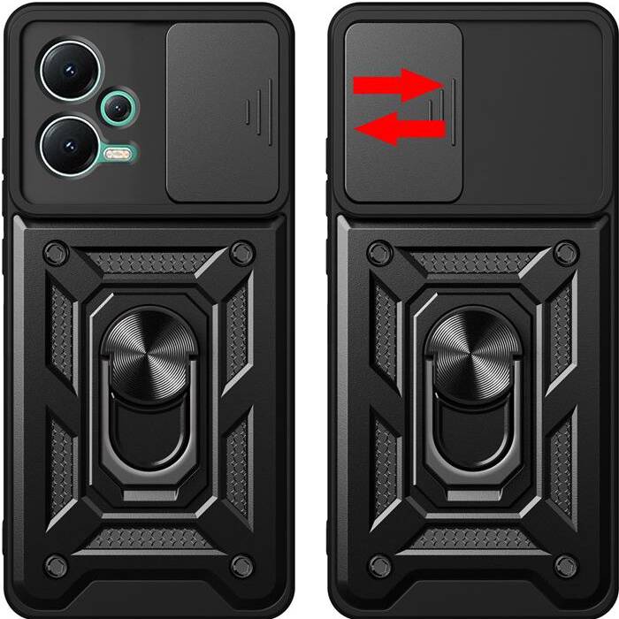 Чехол BECOVER Military для Xiaomi Redmi Note 12 5G/ Xiaomi Poco X5 5G Black (709124) Совместимость по модели Poco X5 5G