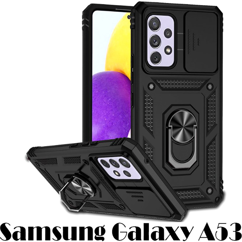 Чохол BECOVER Military для Samsung Galaxy A53 SM-A536 Black (707377) Сумісність за моделлю Samsung Galaxy A53