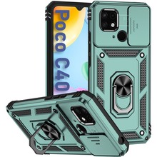 Чехол BECOVER Military для Poco C40 Dark Green (708204)