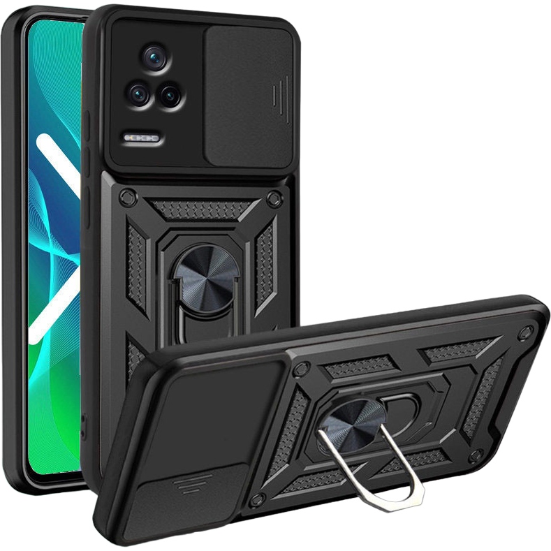 Чехол BECOVER Military для Poco F4 Black (709128) Чехол BECOVER Military для Poco F4 Black (709128)