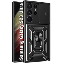 Чохол BECOVER Military для Samsung Galaxy S23 Ultra SM-S918 Black (709998)