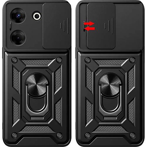 Чохол BECOVER Military для Tecno Camon 20 Pro (CK7n) Black (710003) Тип чохол-накладка