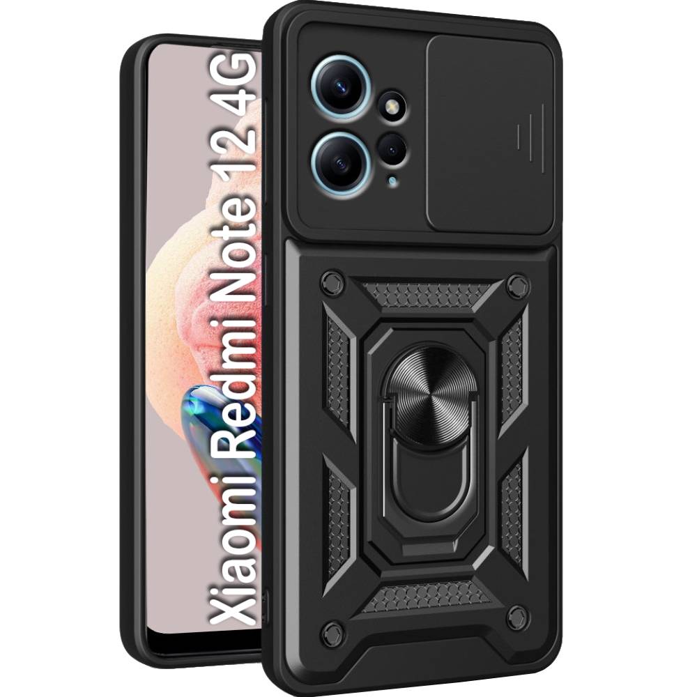 Чехол BECOVER Military для Xiaomi Redmi Note 12 4G Black (709155) Чехол BECOVER Military для Xiaomi Redmi Note 12 4G Black (709155)