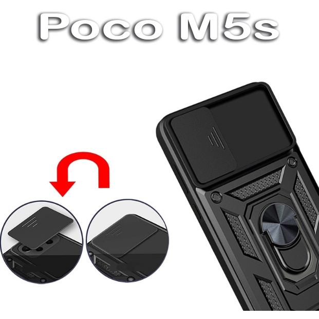 Чохол BECOVER Military для Poco M5s Dark Green (709120) Матеріал метал