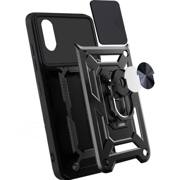 Чехол BECOVER Military для Poco X4 Pro 5G Black (708197) Материал металл