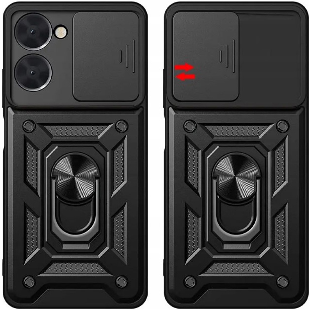 Чехол BECOVER Military для Realme C33 2022/C33 2023 Black (709170) Тип чехол-накладка