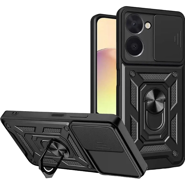 Чехол BECOVER Military для Realme C33 2022/C33 2023 Black (709170) Совместимость по модели Realme C33