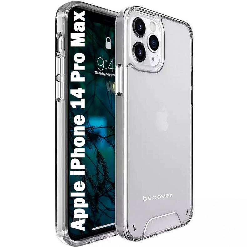 Чехол BECOVER Space Case для Apple iPhone 14 Pro Max Transparancy (708584)
