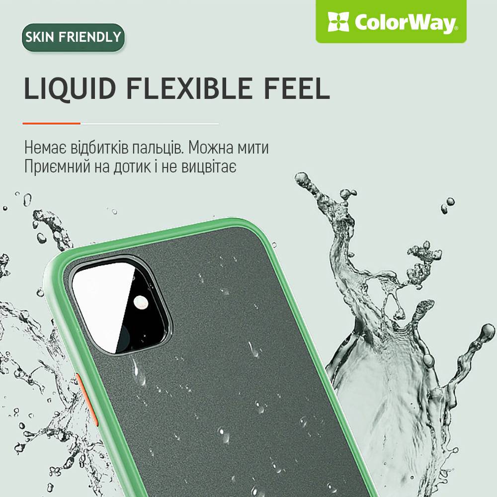 Чехол COLORWAY Smart Matte для Xiaomi Redmi 13C Черный (CW-CSMXR13C-BK) Цвет черный