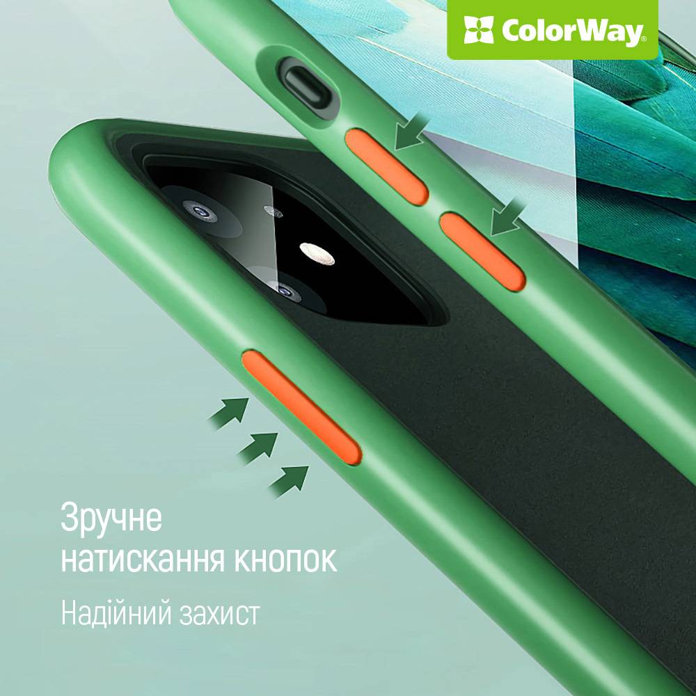 Изображение Чехол COLORWAY Smart Matte для Xiaomi Redmi 13C Черный (CW-CSMXR13C-BK)