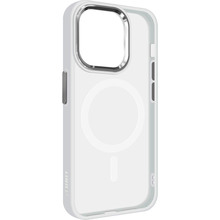 Львов - Чехол ARMORSTANDART Unit MagSafe для Apple iPhone 15 Pro Matte Clear Silver (ARM69349)