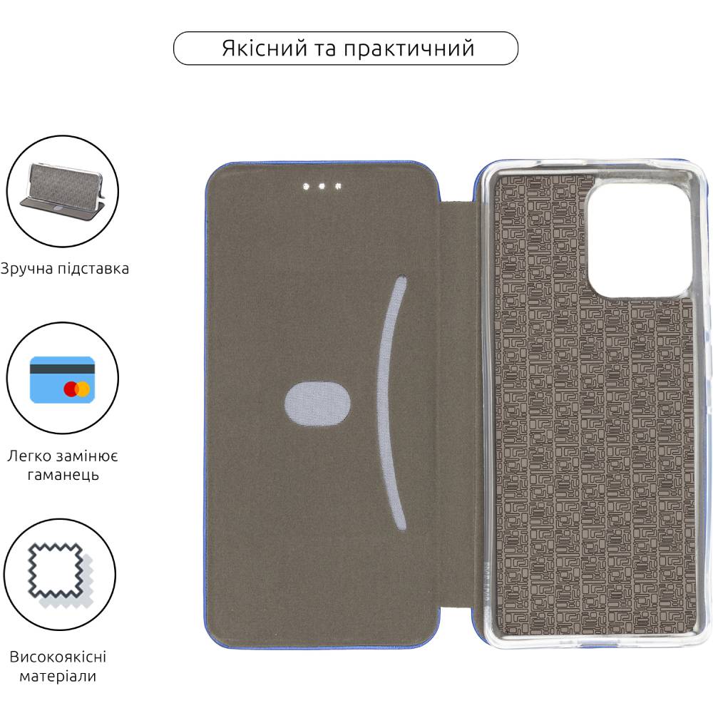 Чехол ARMORSTANDART G-Case для Motorola Edge 40 Pro Blue (ARM67871) Тип чехол-книжка