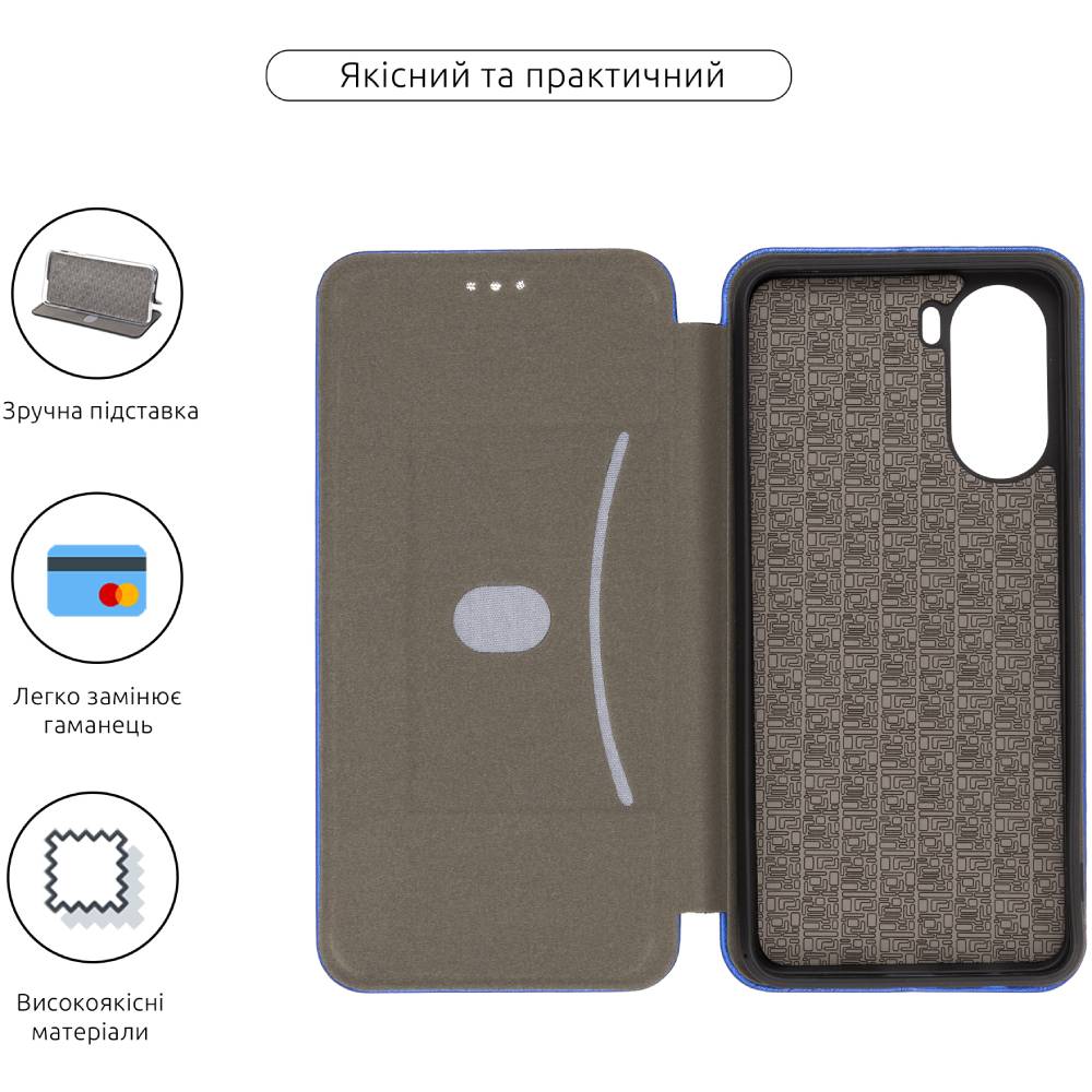 Чохол ARMORSTANDART G-Case для ZTE Blade V40 Design Blue (ARM68849) Тип чохол-книжка