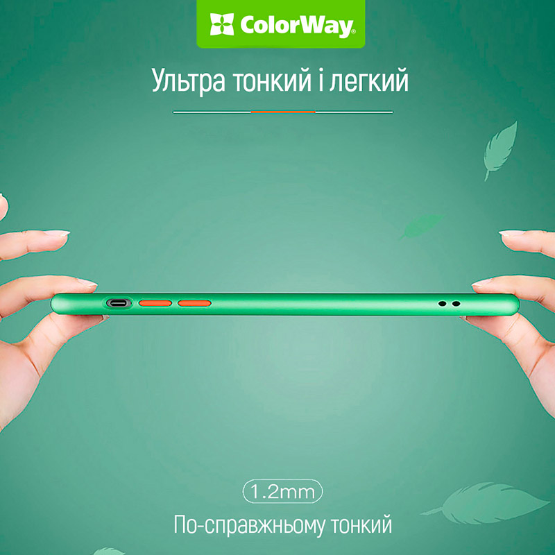 Чехол COLORWAY Smart Matte для Xiaomi Redmi Note 13 Pro Black (CW-CSMXRN13P-BK) Материал поликарбонат