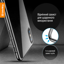 Чехол COLORWAY TPU matt для Samsung Galaxy A15 Black (CW-CTMSGA156-BK)